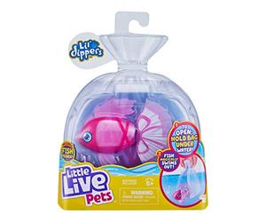 Little Live Pets Lil' Dippers Single Pack, Lil' Dippers with Wow-Effect When Unpacking in Water and Interactive Feeding