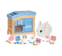 Little Live Pets Mama Surprise - Bunny Amazon Exclusive | Alimentar y nutrir mam. Mgicamente tiene 3 bebs! Interactive Mama Bunny & Hutch Playset