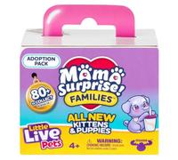 Little Live Pets Mama Surprise Families - Paquete de adopción. Revela 2, 3 o 4 mini bebés coleccionables (2.90 cm cada uno). Haz crecer a tu familia. Todos los cachorros y gatitos nuevos, mayores de