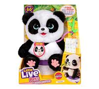 Little Live Pets My Baby Panda - Potty y bambú incluidos en un Juego - Más de 50 Sonidos - Juguetes interactivos para niños 4+