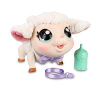 Little Live Pets - My Little Lamb Snowie, corderito interactivo, mascota interactiva para cuidar, con sonidos y movimientos, animalito de juguete camina, baila y come, niños +4 años, Famosa (LPK00010)