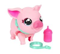 Little Live Pets - My Little Pig Pet, Cerdito Interactivo, Mascota de Juguete para cuidar,con Sonidos y Movimientos: Camina,Baila y Come. Niños +4 años, Famosa (LPW00000)