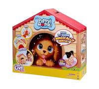 Little Live Pets - My Puppy's Home - Juguete Interactivo de Peluche para Cachorros y Perrera, más de 25 Sonidos y reacciones, Haz la Perrera, nombra a tu Cachorro y ¡Sorpresa! ¡Aparece el Cachorro!