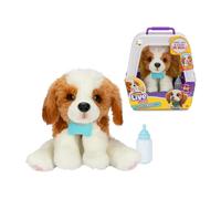 Little Live Pets - My Really Real Puppy, Mascota de Juguete, 50 Sonidos y Reacciones, Cachorro con Pelaje Suave y Ojos Que se Cierran, Transportín y Biberón Incluidos, +4 años, Famosa (LP800000)