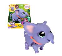 Little Live Pets - My Walking Elefant, el Elefante Mascota de Juguete, Pasea y Baila al Ritmo de la Música, Sonidos y Reacciones, Muñeco de Felpa Interactivos, +4 años, Famosa (LPK02000)