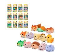 Little Live Pets NeeDees, Juguete Aleatorio, 9 Adorables Mascotas Interactivas, Textura Suave, Se Enganchan en la Ropa o Mochila, 50 Sonidos y Reacciones, Ojos Parpadeantes, Famosa (LP700000)