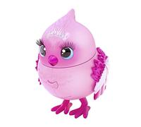 Little Live Pets- Pets Lil' Bird - Tiara Tweets - Paquete Individual de pajarito Cabeza móvil, más de 20 Sonidos de Aves, reacciona al Tacto, Color Morado (Moose Toys LLP-260289)