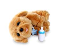 Little Live Pets - Sleepy Puppy, mascota interactiva para niños, perrito de juguete realista, perro de peluche que duerme, es blandito y tiene sonido, a partir de 4 años, Famosa, (700013210)