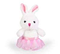 Little Living Nature Conejito Blanco con Tutú Peluche - Juguete de Peluche para Niños y Adultos, Juguete Suave y Acogedo