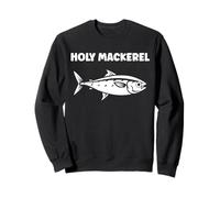 Little Mackerels Cute Fish Quote Simple Holy Mackerel Sudadera