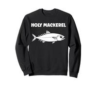 Little Mackerels Cute Fish Quote Simple Holy Mackerel Sudadera