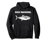 Little Mackerels Cute Fish Quote Simple Holy Mackerel Sudadera con Capucha