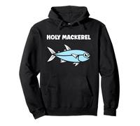 Little Mackerels Cute Fish Quote Simple Holy Mackerel Sudadera con Capucha