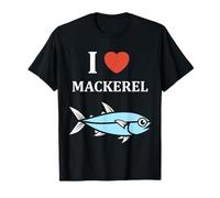 Little Mackerels Cute Fish Simple i Love Mackerel Camiseta