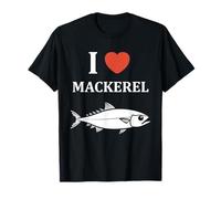 Little Mackerels Cute Fish Simple i Love Mackerel Camiseta