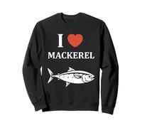 Little Mackerels Cute Fish Simple i Love Mackerel Sudadera