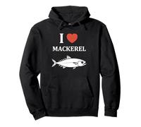 Little Mackerels Cute Fish Simple i Love Mackerel Sudadera con Capucha