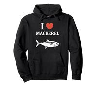 Little Mackerels Cute Fish Simple i Love Mackerel Sudadera con Capucha