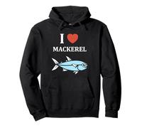 Little Mackerels Cute Fish Simple i Love Mackerel Sudadera con Capucha