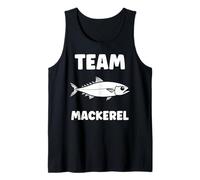 Little Mackerels Cute Fish Simple Team Mackerel Camiseta sin Mangas
