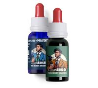 LITTLE MANOLO Aceite CBD 20% + Melatonina, CBD Oil 20% + Melatonina | Certificado por Laboratorio (10ml, Pack 2 uds 20% CBD con Melatonina + 40% CBD)