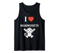 Little Marmosets Monkey Animals Funny i Love Marmoset Camiseta sin Mangas
