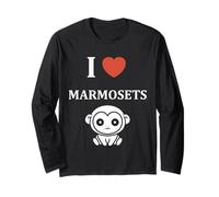 Little Marmosets Monkey Animals Funny i Love Marmoset Manga Larga