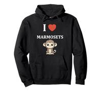 Little Marmosets Monkey Animals Funny i Love Marmoset Sudadera con Capucha