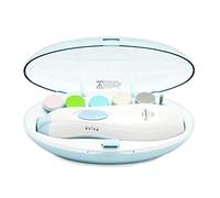 Little Martin's Drawer Lima cortadora de uñas para bebé con luz, kit de cortaúñas eléctrico seguro para recién nacidos, niños pequeños, dedos de los pies y las uñas, cuidado, pulido y recorte,