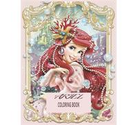 Little Mermaid Coloring Book for Kids Ages 4-8: Cute Underwater Adventures with Ariel and Friends - Fun Princess and Sea Life Coloring Pages