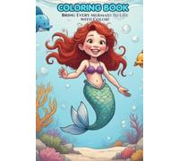 Little Mermaid Coloring Book for Kids: Magical Mermaids & Ocean Friends