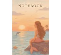 Little Mermaid Notebook: A cute mermaid notebook perfect for taking notes scribbling or writing creatively.