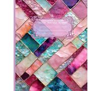 LITTLE MERMAID Radiant in Rainbow *COMPOSITION NOTEBOOK JOURNAL DIARY ART SKETCH BOOK Bejeweled Jewel Gem Sequin Stained Glass Cloisonne Colors ... College Ivy League University