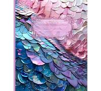 LITTLE MERMAID Radiant in Rainbow *COMPOSITION NOTEBOOK JOURNAL DIARY ART SKETCH BOOK Princess Girl Teen GIFT: WIDE RULE LINED PAPER֍SCHOOL OFFICE ... High School College Ivy League University