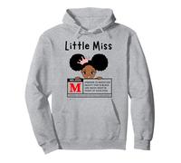 Little Miss Black Girl Magic Melanina M Advertencia Lindas Chicas Sudadera con Capucha