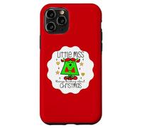 Little Miss Christmas Xmas Teacher Fall Holiday Nurse Cute Carcasa para iPhone 11 Pro