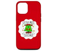 Little Miss Christmas Xmas Teacher Fall Holiday Nurse Cute Carcasa para iPhone 12/12 Pro