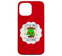 Little Miss Christmas Xmas Teacher Fall Holiday Nurse Cute Carcasa para iPhone 13 Pro Max