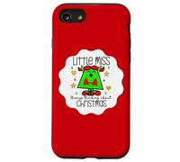 Little Miss Christmas Xmas Teacher Fall Holiday Nurse Cute Carcasa para iPhone SE (2020) / 7 / 8