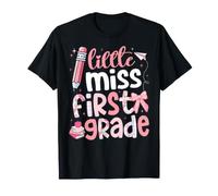 Little Miss Estudiante de Primer Grado de Regreso a la Escuela de Primer Grado Camiseta