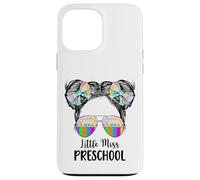 Little Miss - Gafas de Sol Estilo moño desordenado para Preescolar, teñido Anudado Carcasa para iPhone 13 Pro MAX