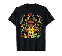 Little Miss Juneteenth, Princesa Negra del Día de la Libertad de África Camiseta