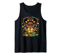 Little Miss Juneteenth, Princesa Negra del Día de la Libertad de África Camiseta sin Mangas