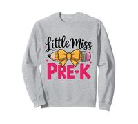 Little Miss Pre K - Lazo para lápices para niñas, Primer día de PRE-K Sudadera