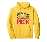 Little Miss Pre K - Lazo para lápices para niñas, Primer día de PRE-K Sudadera con Capucha