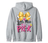 Little Miss Pre K - Lazo para lápices para niñas, Primer día de PRE-K Sudadera con Capucha