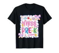 Little-Miss Pre-K Primer día de Escuela Coqueta Arco Preescolar Camiseta