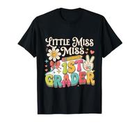 Little Miss Primer Grado Primer Grado Primer Día De Regreso A La Escuela Camiseta