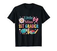 Little Miss Primer Grado Primer Grado Primer Día De Regreso A La Escuela Camiseta