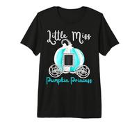 Little Miss Pumpkin Princess Royal Carriage - Diversión para niña pequeña Camiseta Premium